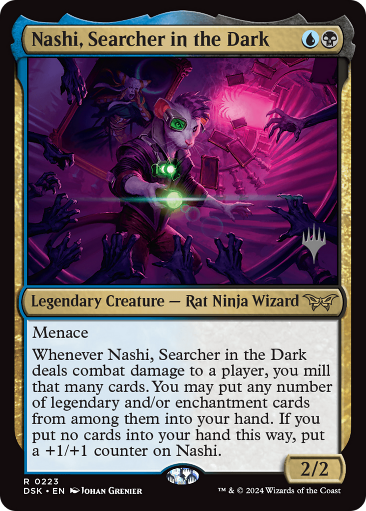 {@R} Nashi, Searcher in the Dark [Duskmourn: House of Horror Promos][PP DSK 223]