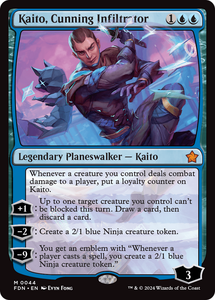 {@R} Kaito, Cunning Infiltrator [Foundations][FDN 044]