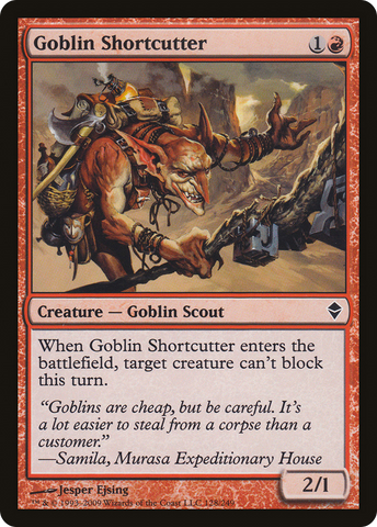 {C} Goblin Shortcutter [Zendikar][ZEN 128]
