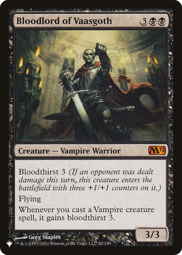 Bloodlord of Vaasgoth [LIST 82/249]