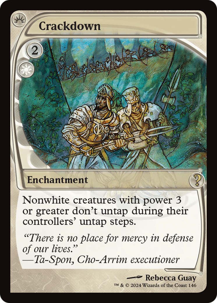 {R} Crackdown (Future Sight) [Mystery Booster 2][MB2 146]