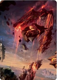 {A} Mountain 2 Art Card [Zendikar Rising Art Series][AZNR 017]