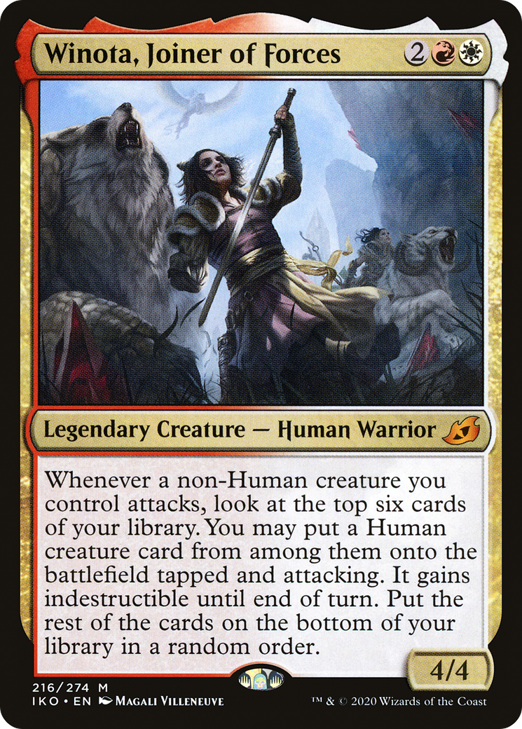 {R} Winota, Joiner of Forces [Ikoria: Lair of Behemoths][IKO 216]