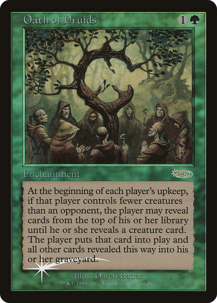 {R} Oath of Druids [Judge Gift Cards 2001][PA J01 002] - Misty Mountain Games