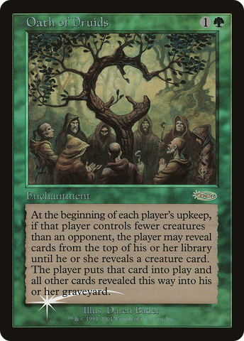 {R} Oath of Druids [Judge Gift Cards 2001][PA J01 002]