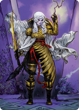 {A} The Wandering Emperor 1 Art Card [Kamigawa: Neon Dynasty Art Series][ANEO 049]