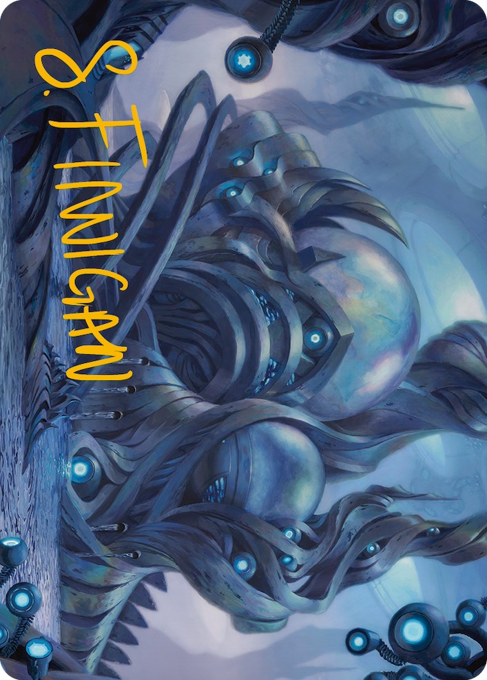 {A} The Surgical Bay Art Card (Gold-Stamped Signature) [Phyrexia: All Will Be One Art Series][GS AONE 062]