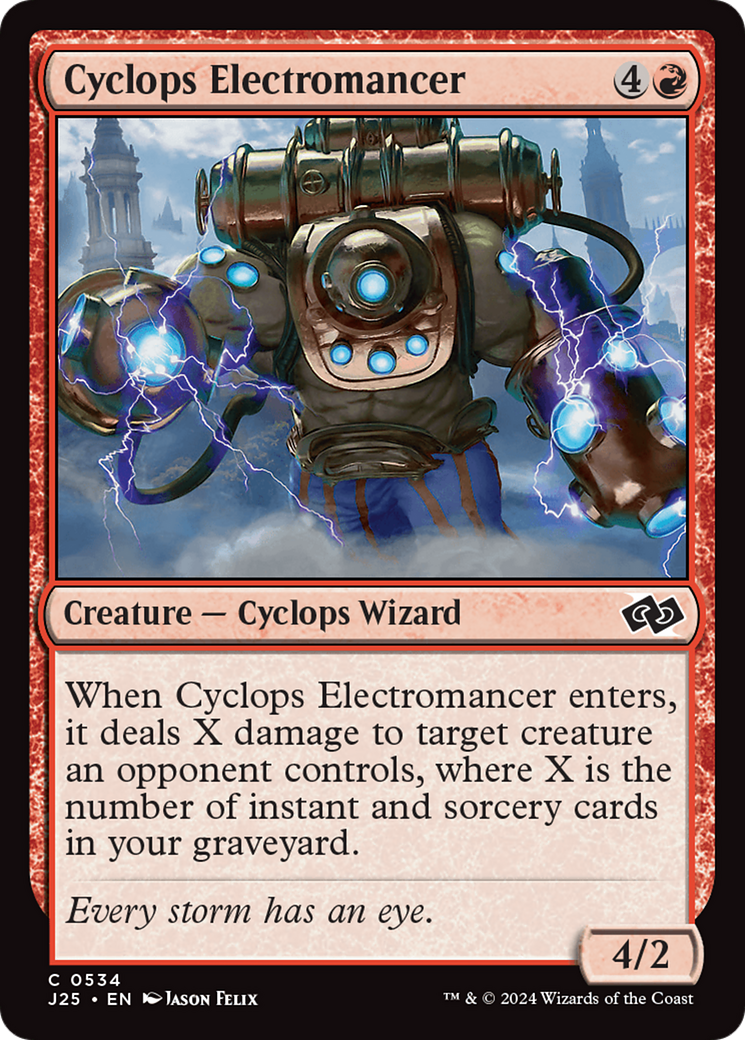 {C} Cyclops Electromancer [Foundations Jumpstart][J25 534]