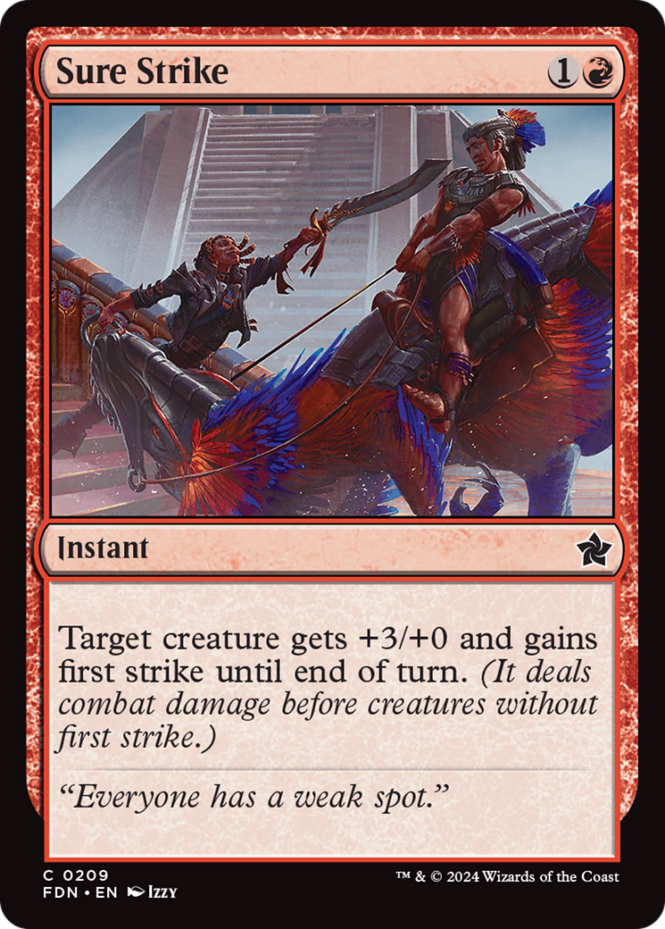 {@C} Sure Strike [Foundations][FDN 209]
