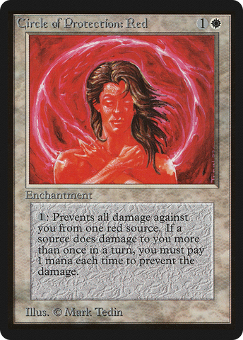 {C} Circle of Protection: Red [Beta Edition][LEB 013]