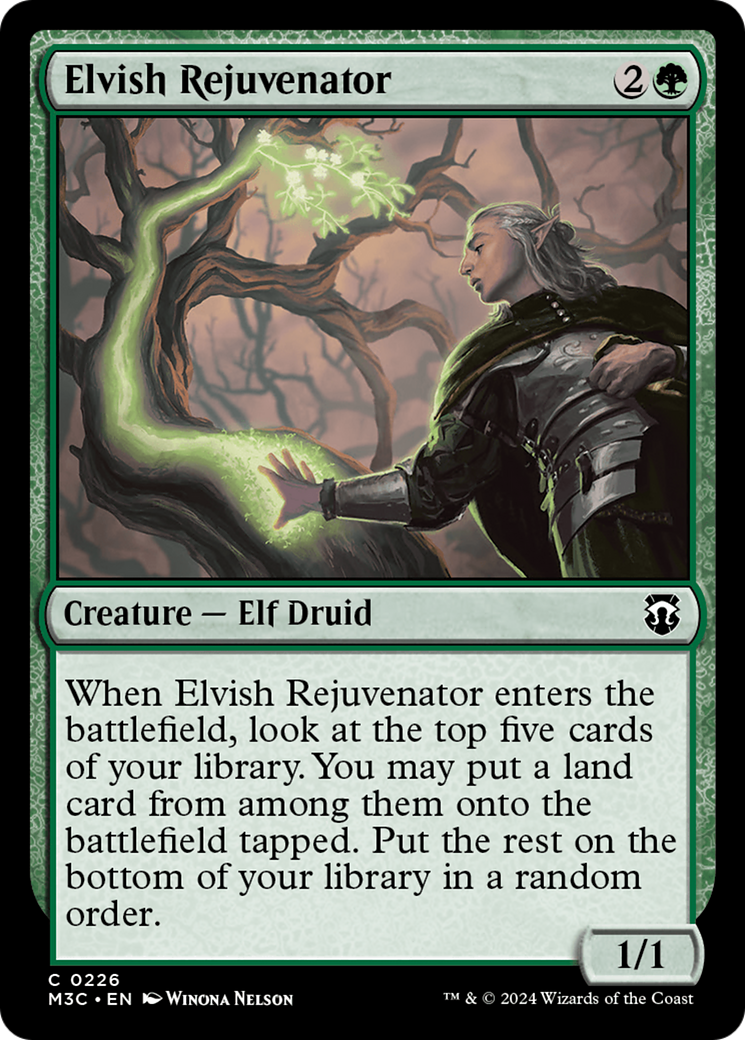 {C} Elvish Rejuvenator [Modern Horizons 3 Commander][M3C 226]