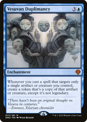 {R} Vesuvan Duplimancy (Promo Pack) [Dominaria United Promos][PP DMU 073]