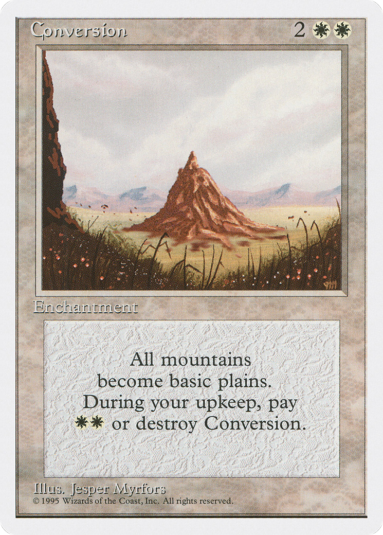 {C} Conversion [Fourth Edition][4ED 019]