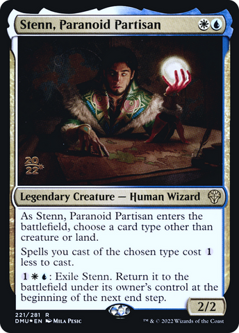 {R} Stenn, Paranoid Partisan [Dominaria United Prerelease Promos][PR DMU 221]