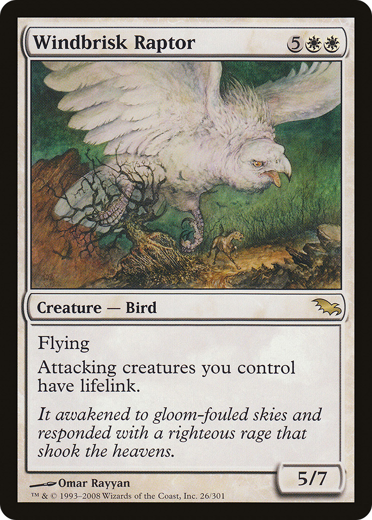 {R} Windbrisk Raptor [Shadowmoor][SHM 026] - Misty Mountain Games