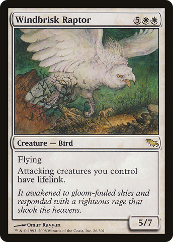 {R} Windbrisk Raptor [Shadowmoor][SHM 026]
