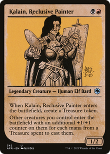 {C} Kalain, Reclusive Painter (Showcase) [Dungeons & Dragons: Adventures in the Forgotten Realms][AFR 342]