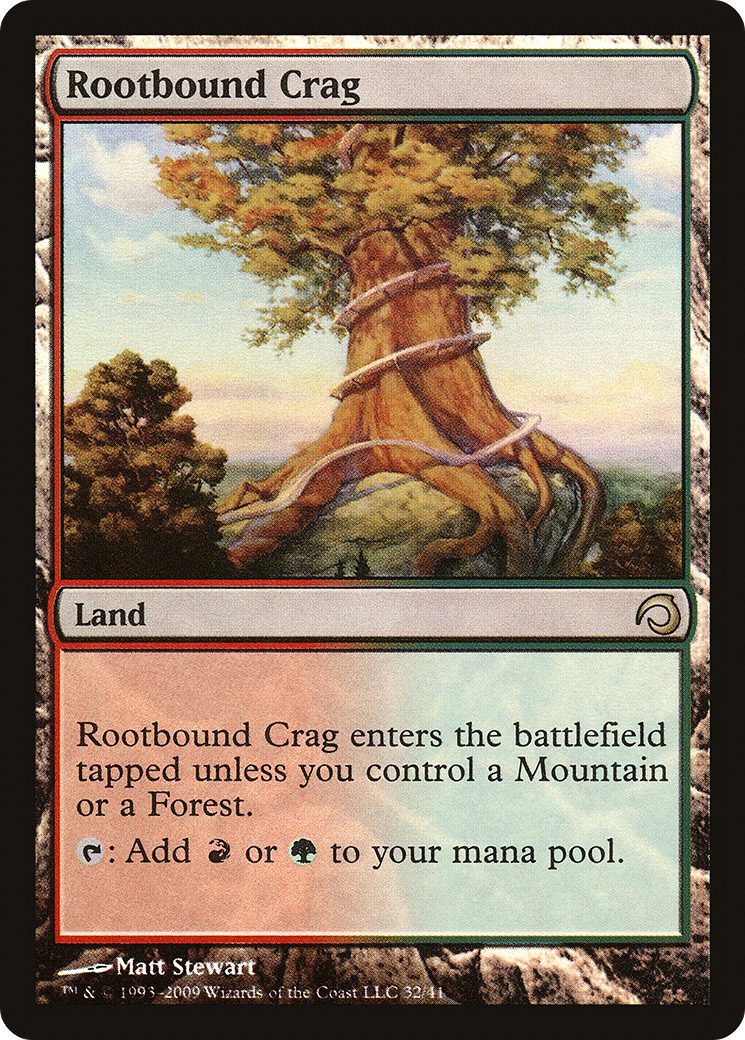 {R} Rootbound Crag [Premium Deck Series: Slivers][H09 032] - Misty Mountain Games