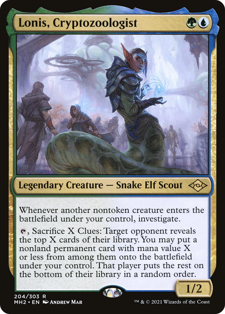 {R} Lonis, Cryptozoologist [Modern Horizons 2] [MH2 204]