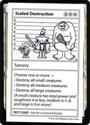 {R} Scaled Destruction (2021 Edition) [Mystery Booster Playtest Cards][CMB1 012]