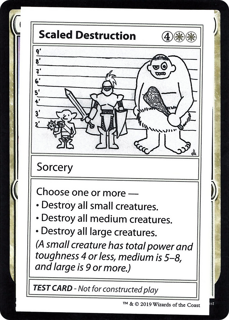{R} Scaled Destruction (2021 Edition) [Mystery Booster Playtest Cards][CMB1 012]