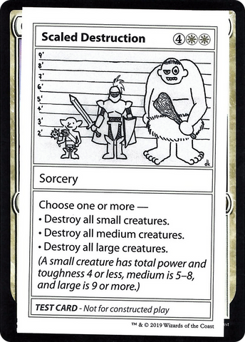 {R} Scaled Destruction (2021 Edition) [Mystery Booster Playtest Cards][CMB1 012]
