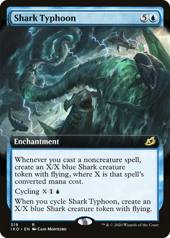 {R} Shark Typhoon (Extended Art) [Ikoria: Lair of Behemoths][IKO 319]