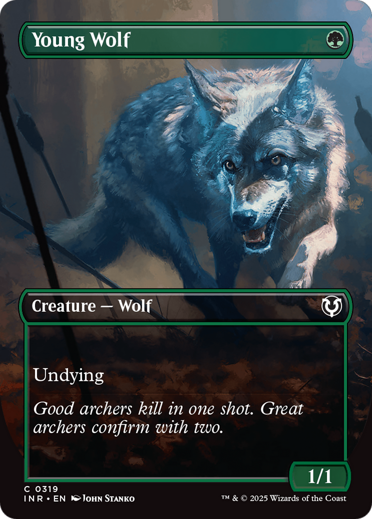 {C} Young Wolf (Borderless) [Innistrad Remastered][INR 319]