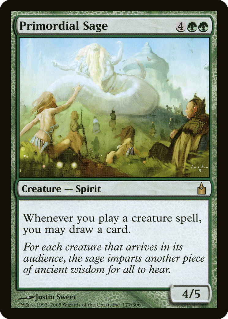 {R} Primordial Sage [Ravnica: City of Guilds][RAV 177] - Misty Mountain Games