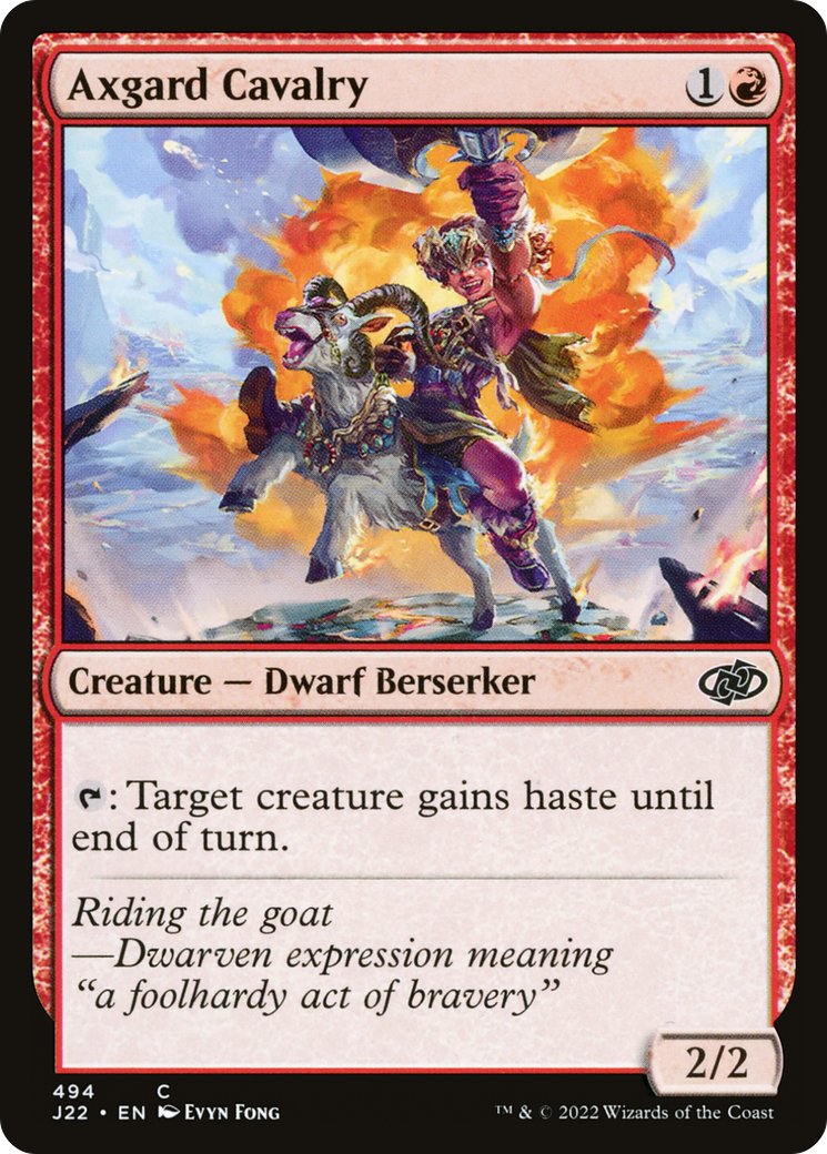 {C} Axgard Cavalry [Jumpstart 2022][J22 494]