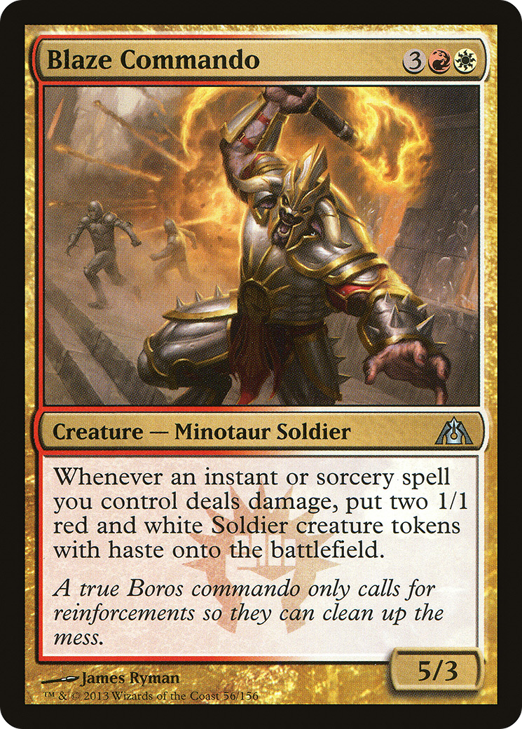 {C} Blaze Commando [Dragon's Maze][DGM 056]