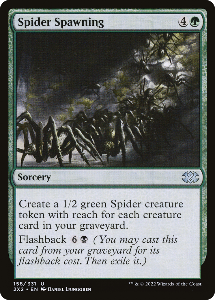 {C} Spider Spawning [Double Masters 2022][2X2 158]
