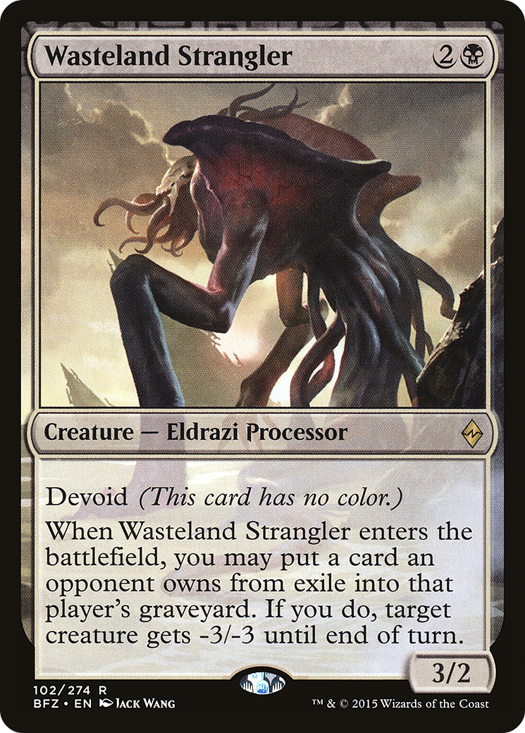 {R} Wasteland Strangler [Battle for Zendikar][BFZ 102]