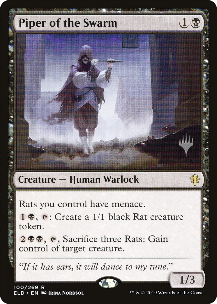 {R} Piper of the Swarm (Promo Pack) [Throne of Eldraine Promos][PP ELD 100]