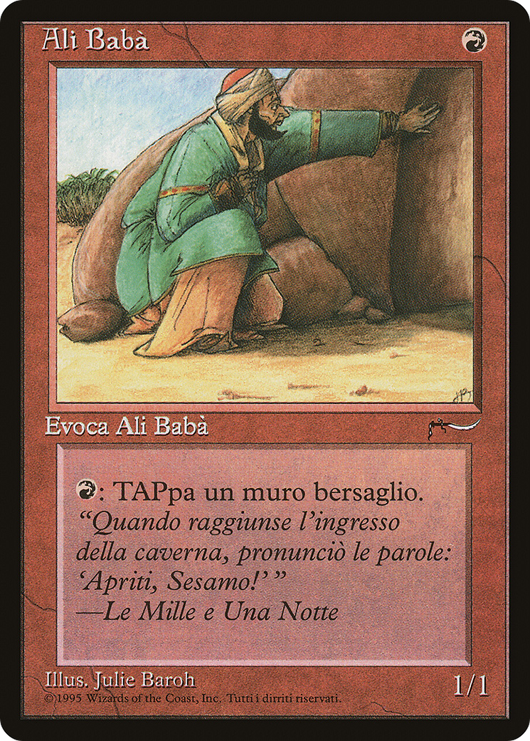 {C} Ali Baba (Italian) [Rinascimento][RIN 071]