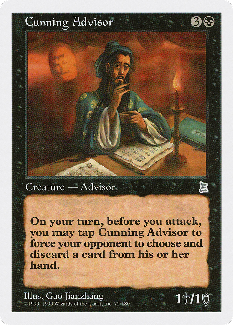 {C} Cunning Advisor [Portal Three Kingdoms][PTK 072]