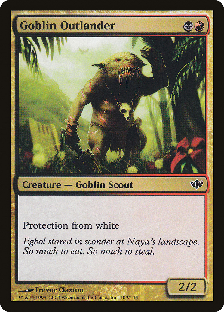 {C} Goblin Outlander [Conflux][CON 109]