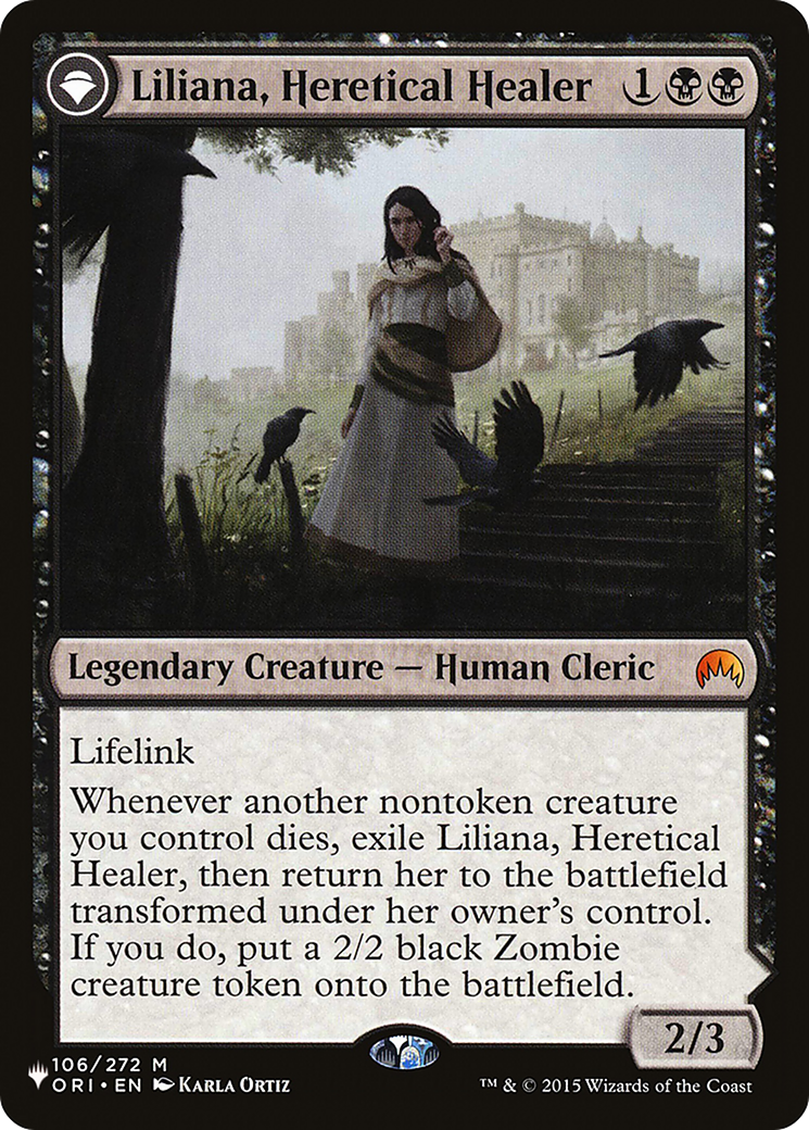 {R} Liliana, Heretical Healer // Liliana, Defiant Necromancer [Secret Lair: From Cute to Brute][LS ORI 106]