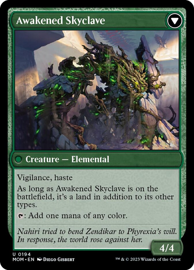 {@C} Invasion of Zendikar // Awakened Skyclave [March of the Machine][MOM 194]