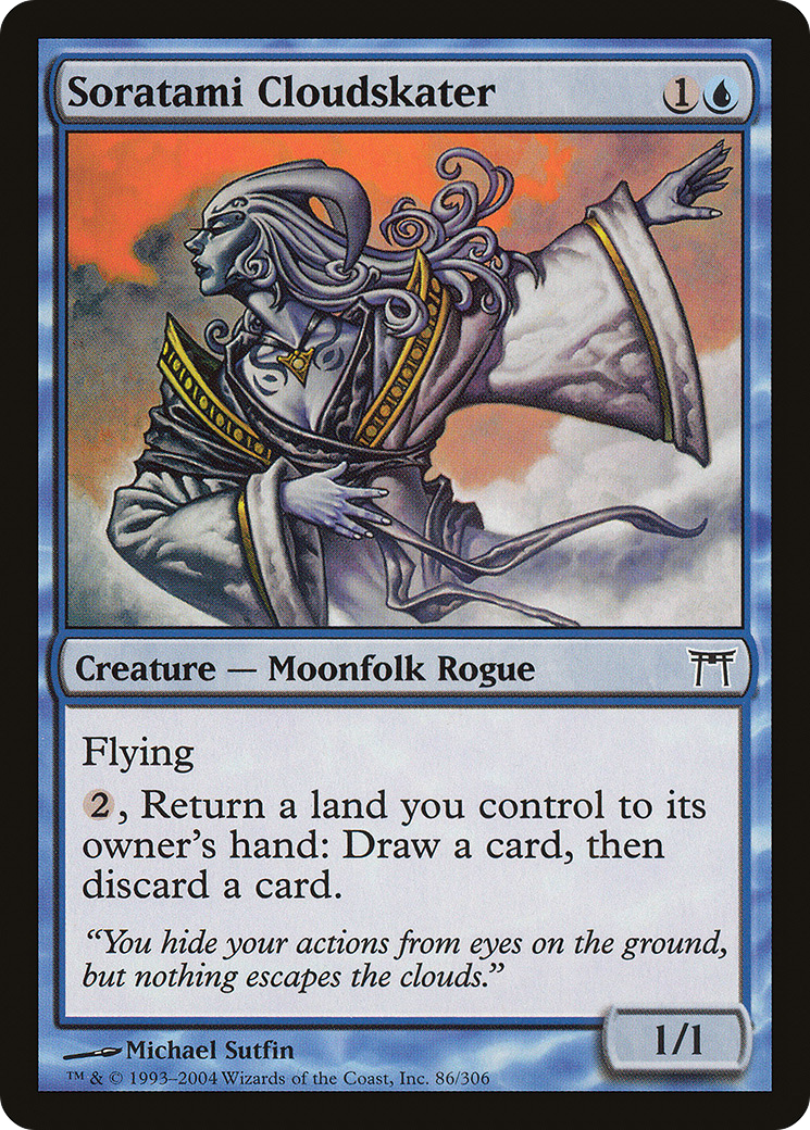 {C} Soratami Cloudskater [Champions of Kamigawa][CHK 086]