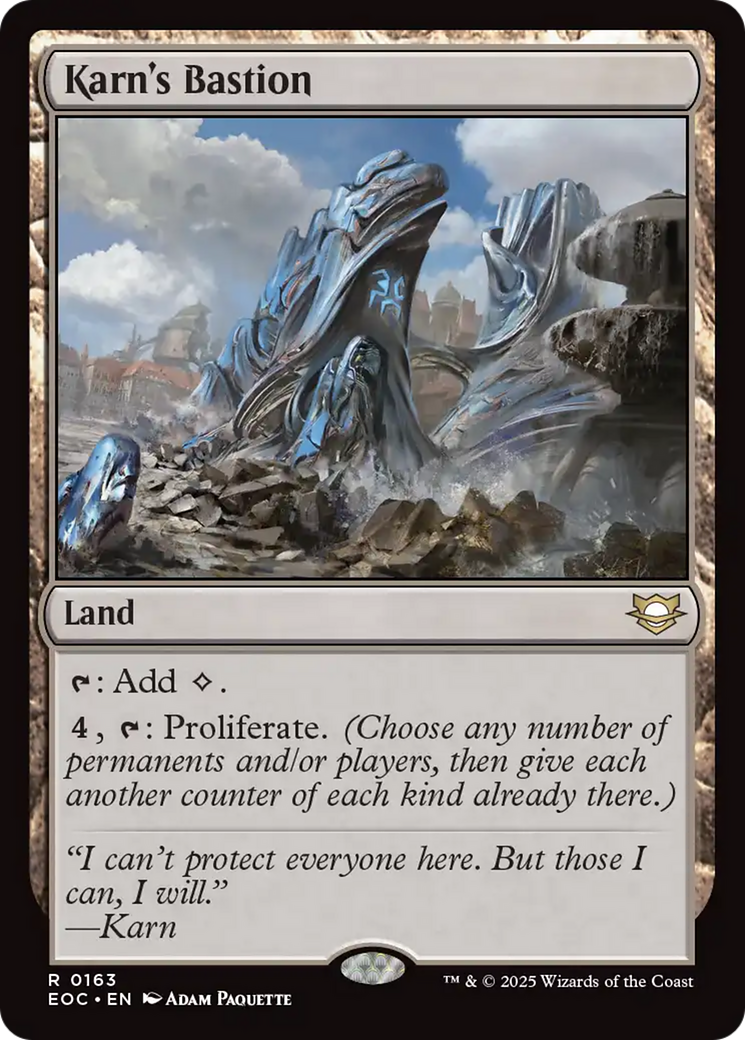 {@@ EOC R} Karn's Bastion [Edge of Eternities Commander][EOC 163]