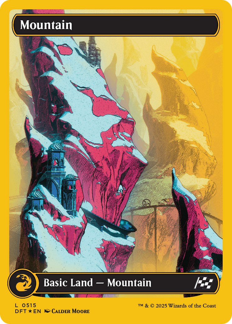 {B}[DFT 515] Mountain (0515) (First-Place Foil) [Aetherdrift]