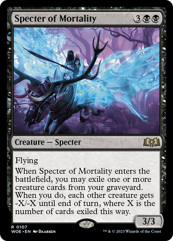 {@R} Specter of Mortality [Wilds of Eldraine][WOE 107]
