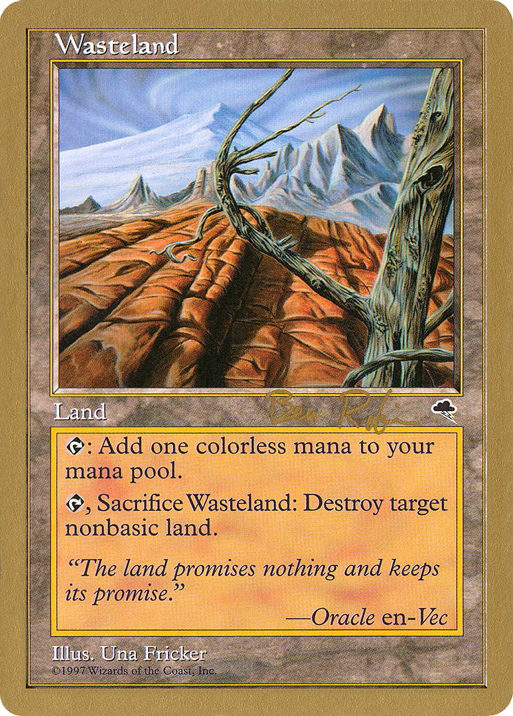 {C} Wasteland (Ben Rubin) [World Championship Decks 1998][GB WC98 BR330]