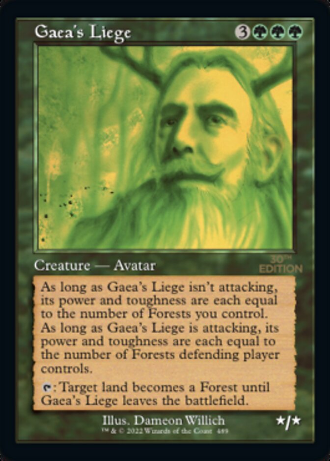 {R} Gaea's Liege (Retro) [30th Anniversary Edition][30A 489]