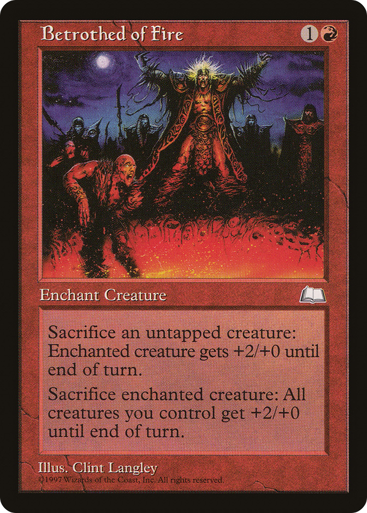 {C} Betrothed of Fire [Weatherlight][WTH 089]