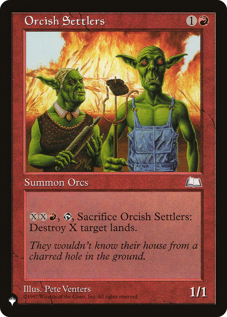 Orcish Settlers [LIST ]
