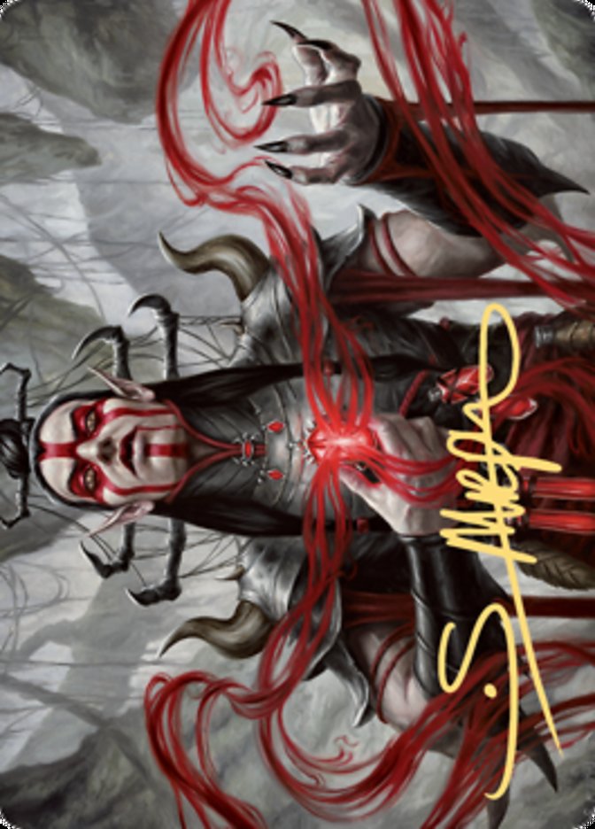 {A} Malakir Blood-Priest Art Card (Gold-Stamped Signature) [Zendikar Rising Art Series][AZNR 056]
