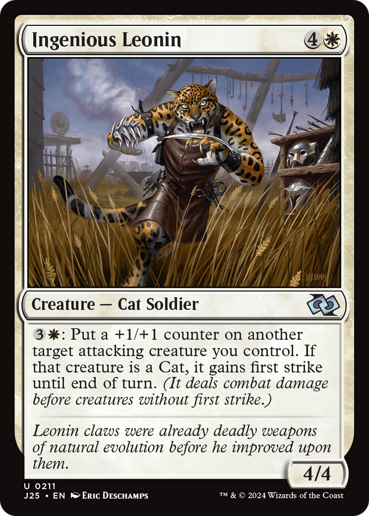 {C} Ingenious Leonin [Foundations Jumpstart][J25 211]