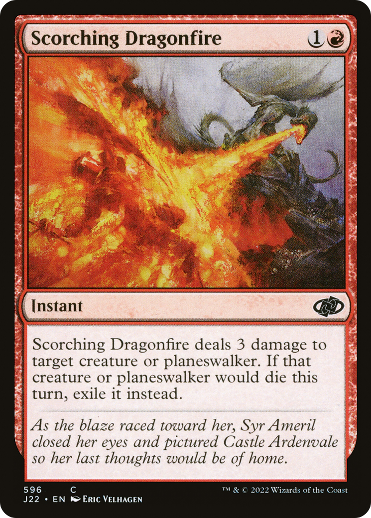 {C} Scorching Dragonfire [Jumpstart 2022][J22 596]